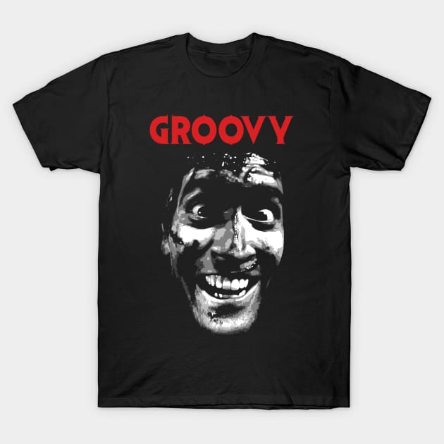 Groovy Ash Williams T-Shirt by Power Up Prints